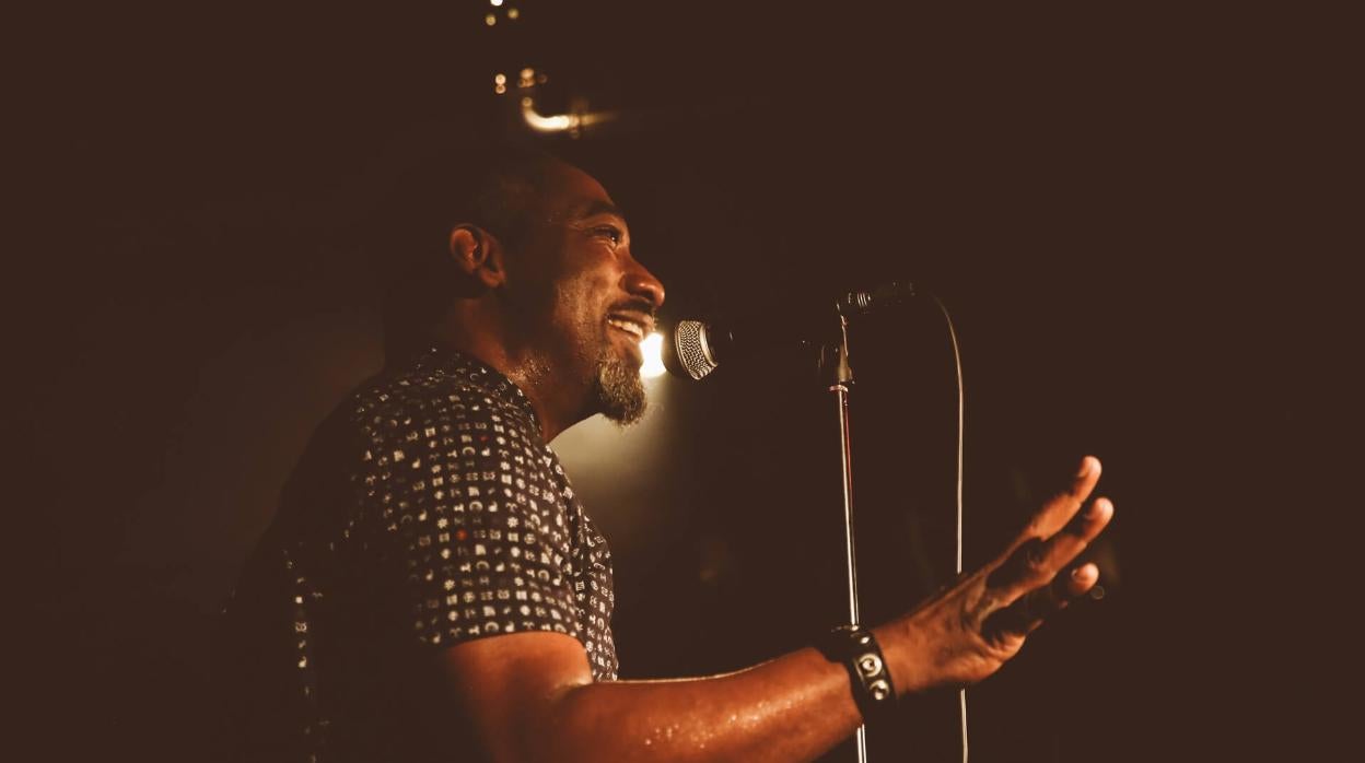 Clarence Bekker, durante una actuación en el Jamboree