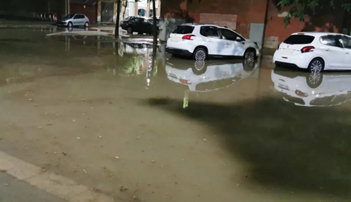 Imagen de las inundaciones provocadas por las tormentas en la provincia de Guadalajara
