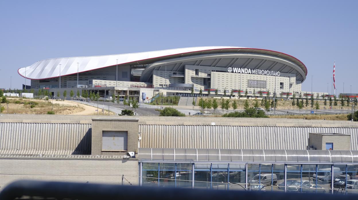 Imagen del estadio Wanda Metropolitano, feudo del Atlético de Madrid