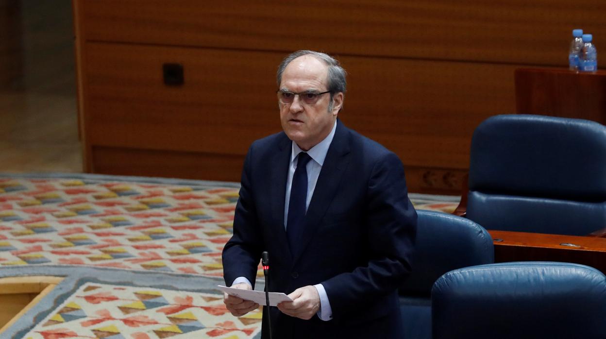 Ángel Gabilondo, portavoz del PSOE en la Asamblea de Madrid