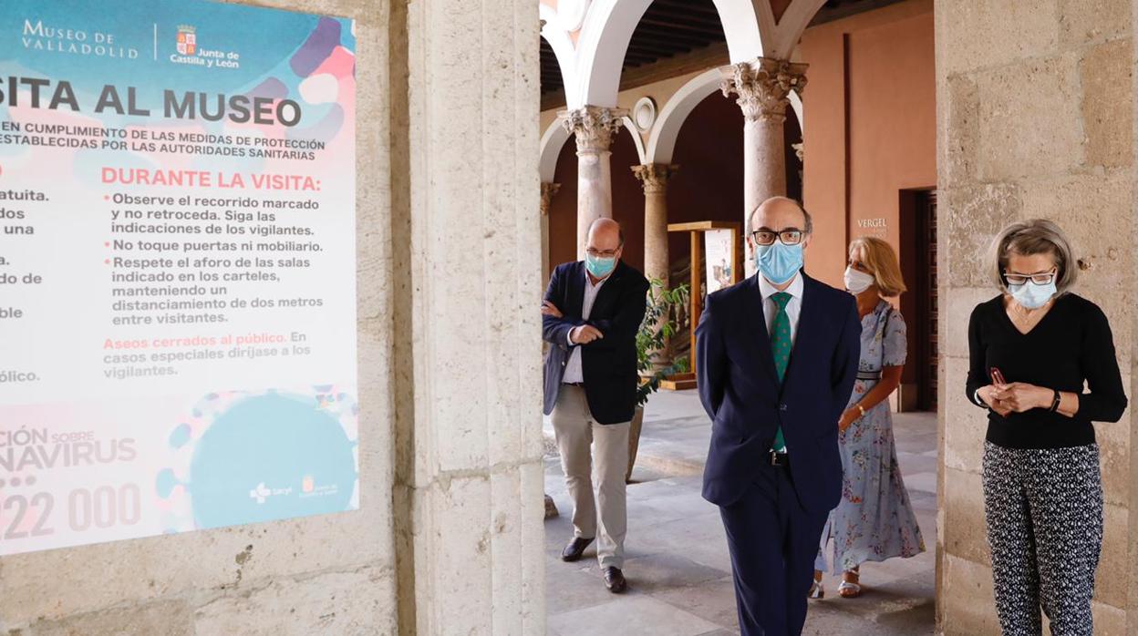 El consejero de Cultura y Turismo, Javier Ortega, este viernes en el Museo Provincial de Valladolid