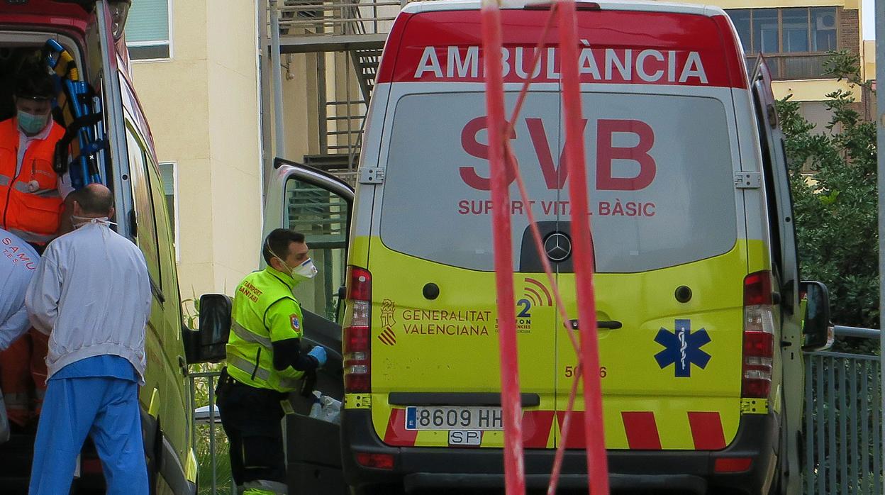 Imagen de archivo de una ambulancia de Samu