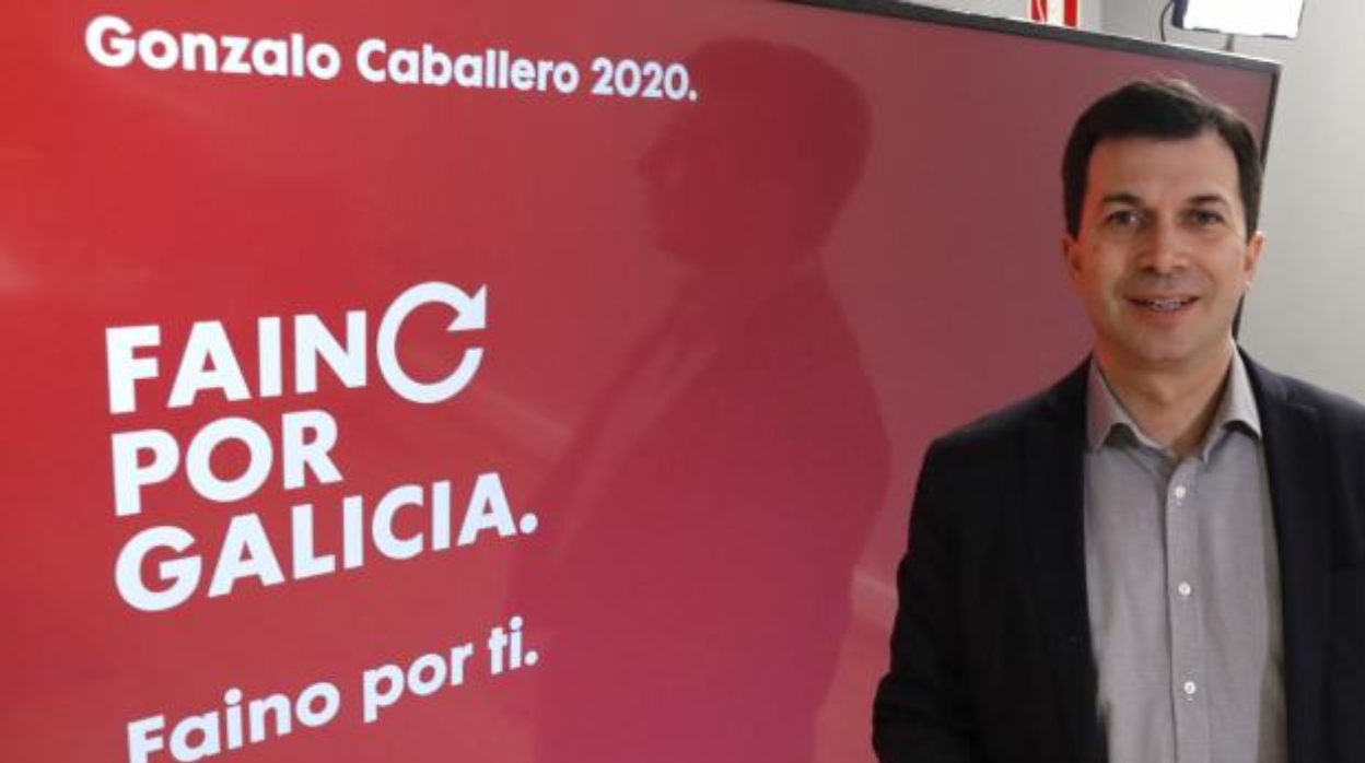 Caballero presenta su lema de campaña, en Santiago