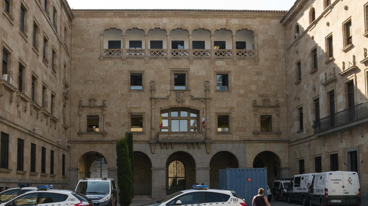 Sede de la Audiencia de Salamanca, en una imagen de archivo