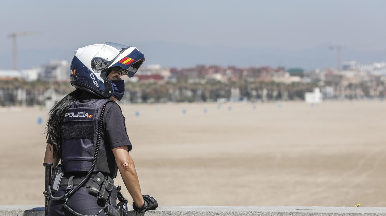 Imagen de archivo de la Policía Nacional en Valencia