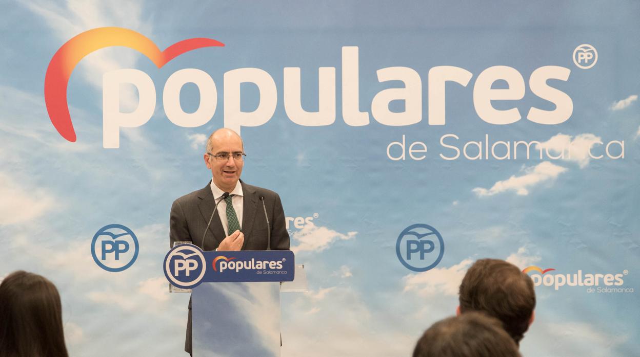 El presidente del PP de Salamanca, Javier Iglesias, en una imagen de archivo