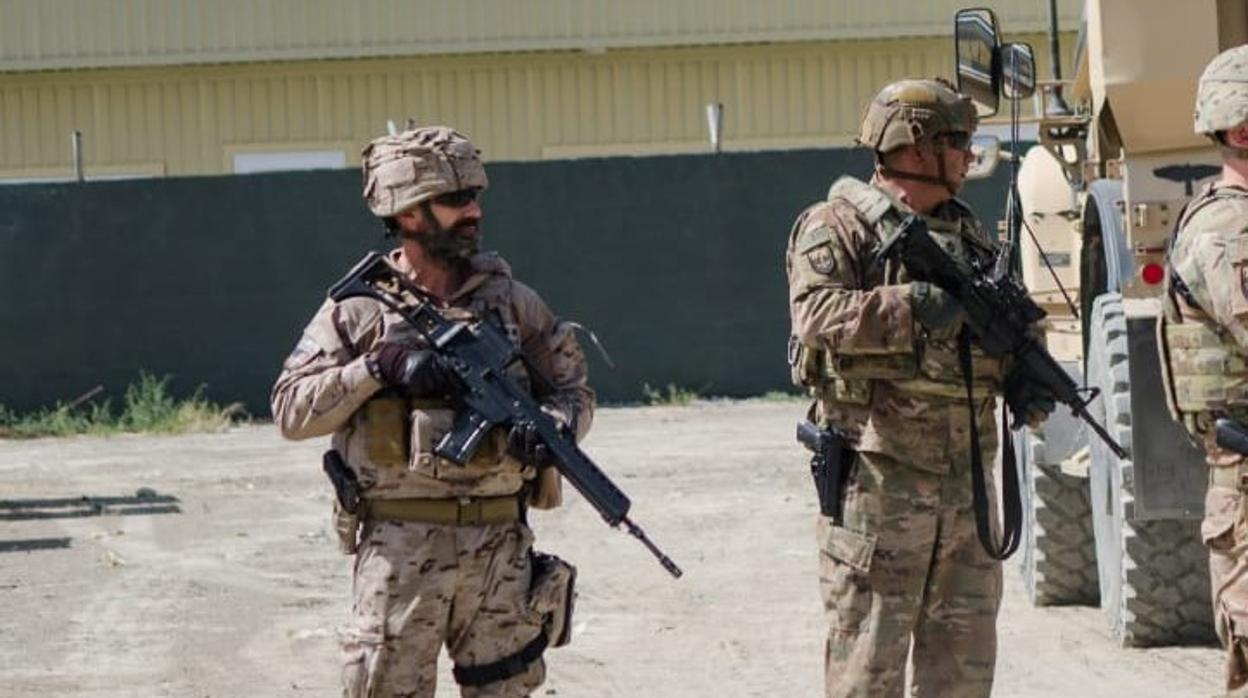 Militares españoles en Afganistán.