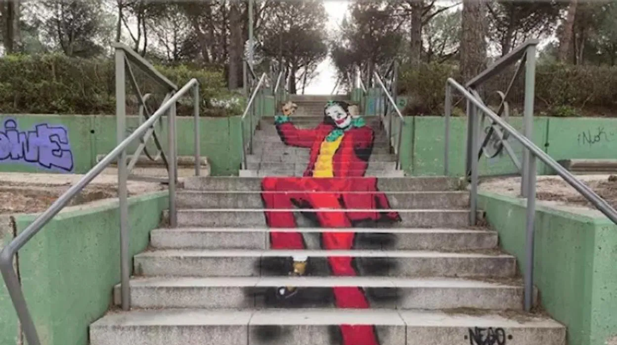 El Joker también tiene su escalera en Salamanca