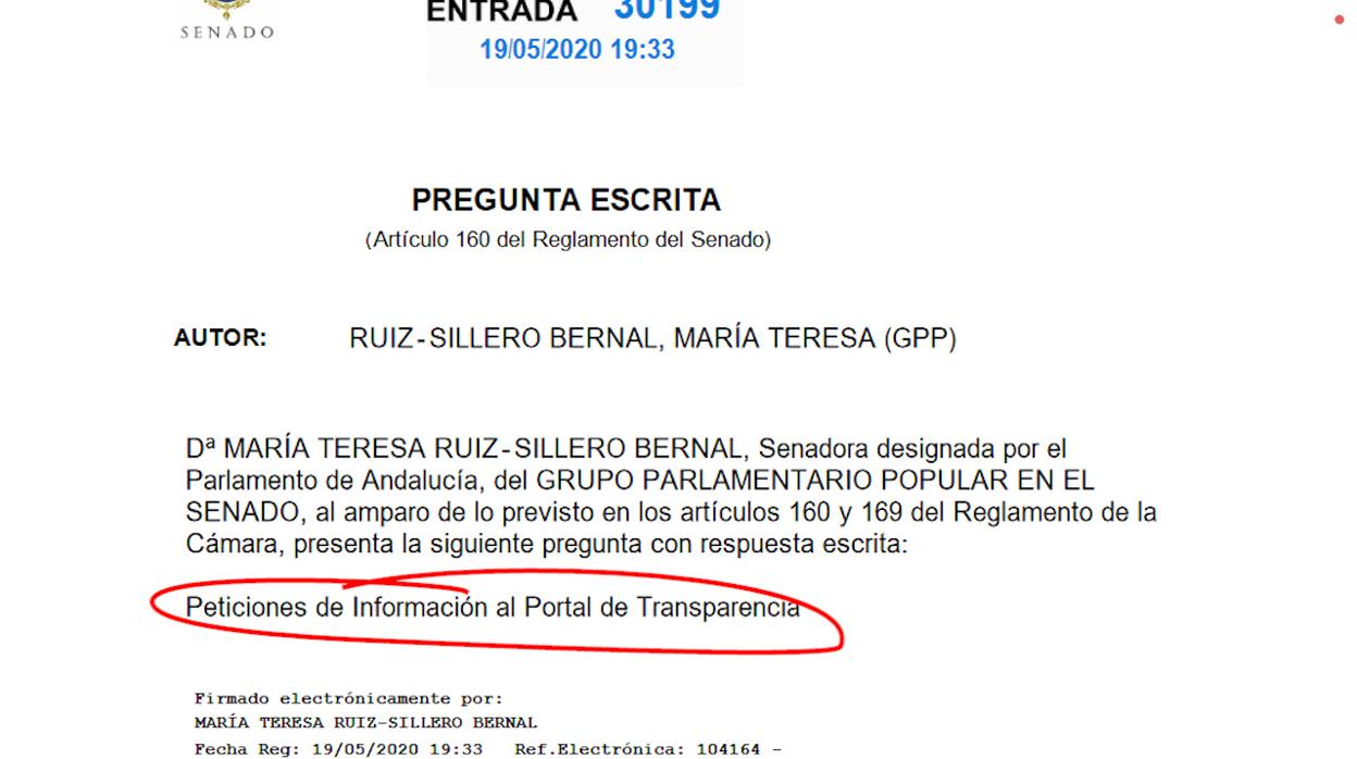 El Gobierno desprecia el principio de «publicidad activa» del Portal de la Transparencia