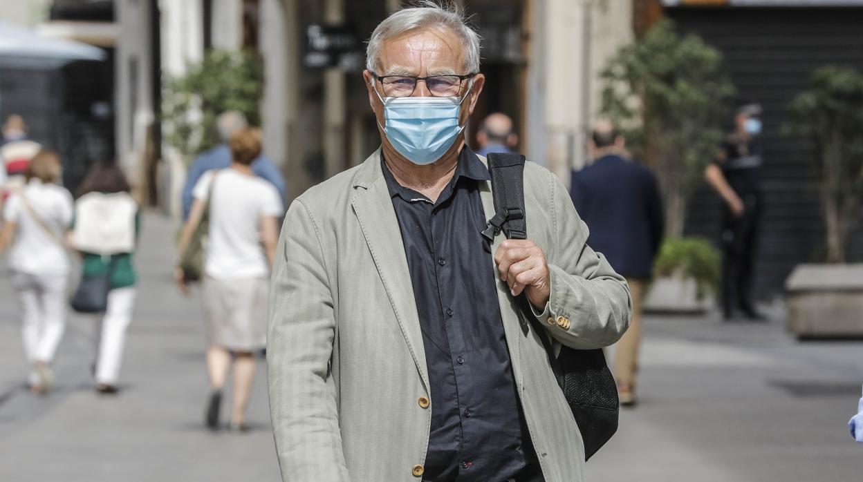 Imagen de Joan Ribó tomada el pasado 1 de junio en el centro de Valencia