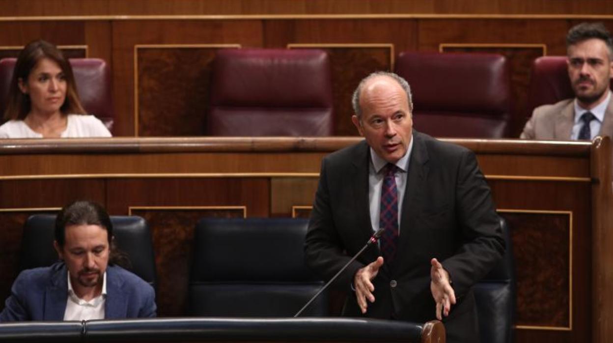 El ministro de Justicia, Juan Carlos Campo, en el Congreso de los Diputados