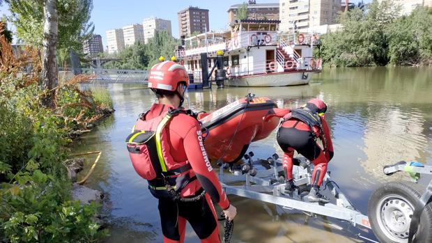 Segundo día de búsqueda del joven de 36 años que se tiró al río Pisuerga en Valladolid