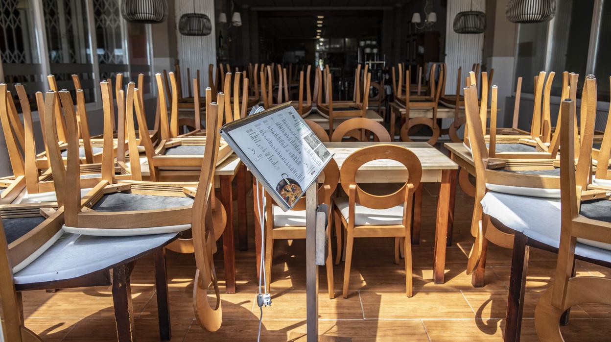 Un restaurante valenciano, antes de su reapertura