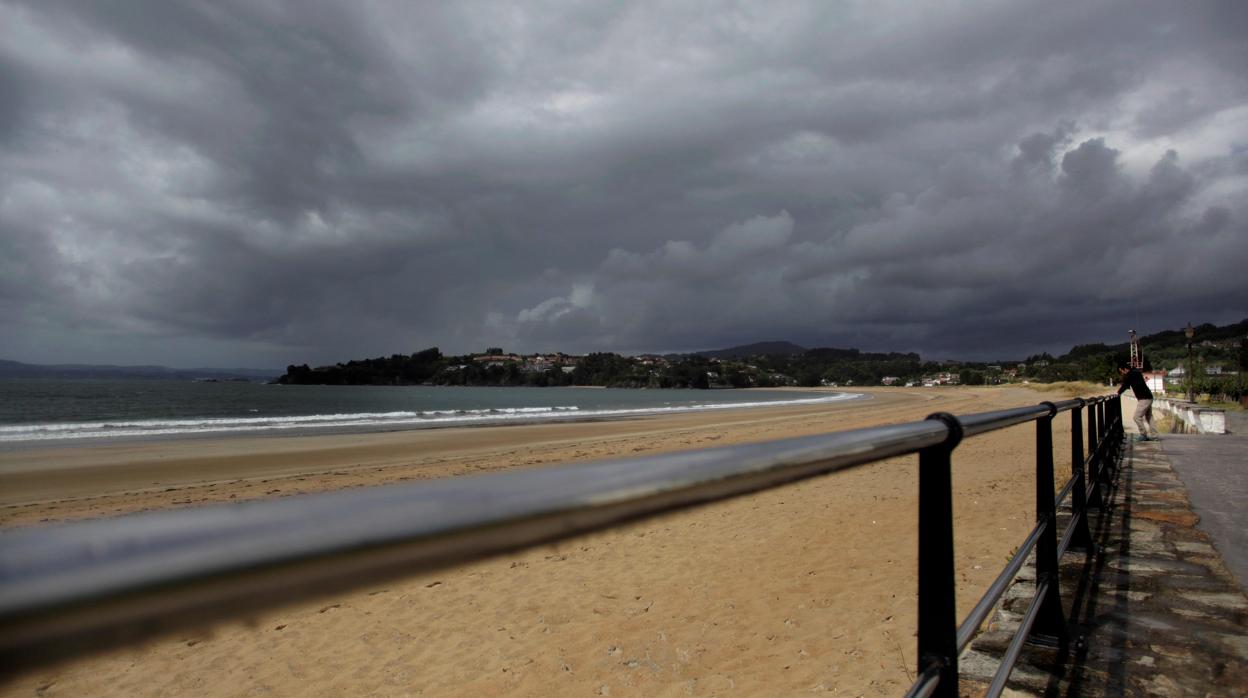 Playa Grande del Miño (La Coruña), este jueves