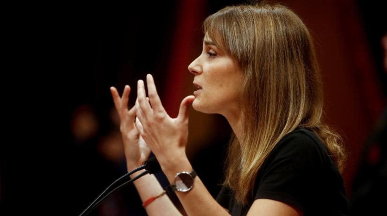 La presidenta del grupo parlamentario de Catalunya en Comú Podem, Jessica Albiach, en una imagen de archivo