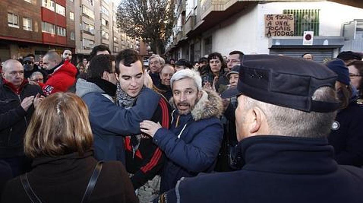 Imagen de archivo de uno de los detenidos en las protestas