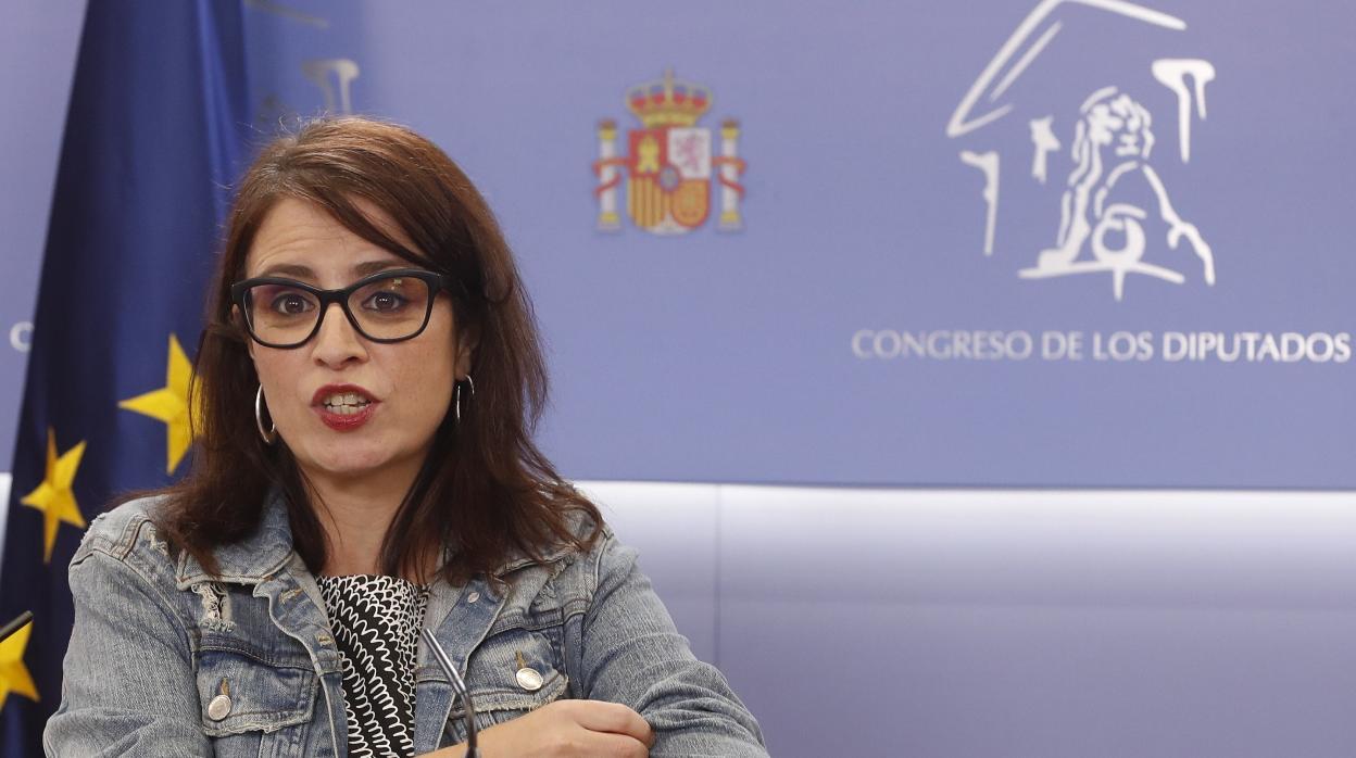 Adriana Lastra, portavoz parlamentaria del PSOE