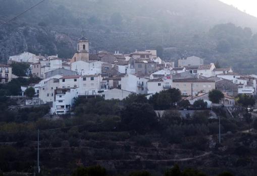 Panorámica del municipio situado en el interior de la provincia de Alicante