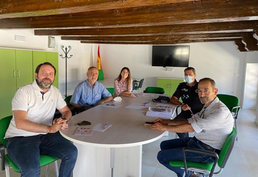 Reunión de Stop Accidentes, el Ayuntamiento de Consuegra y Policía Local