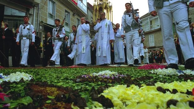 Las alfombras florales de Galicia, llamadas a ser Bien de Interés Cultural