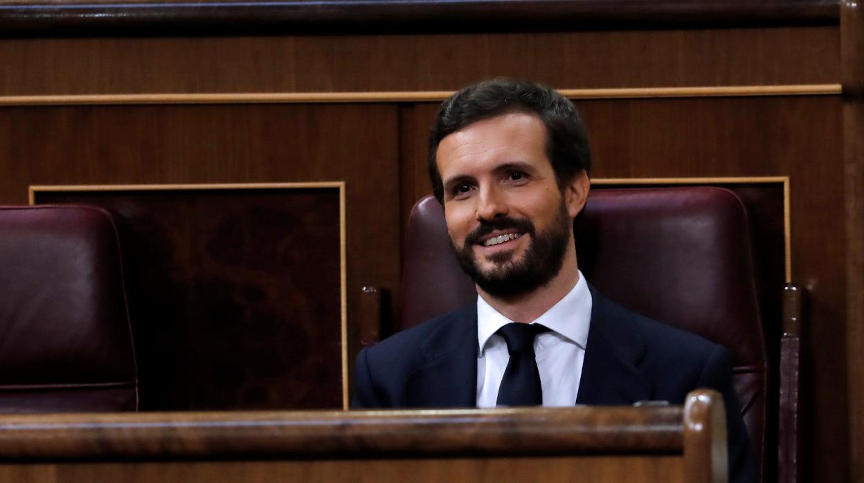 El presidente del PP, Pablo Casado, en una imagen de archivo