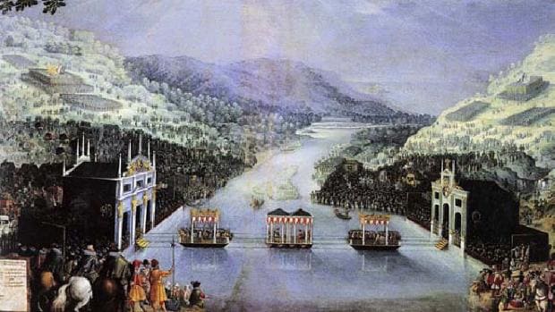 El Rey reabre la frontera con Portugal donde hace siglos se produjo un importante intercambio de Princesas