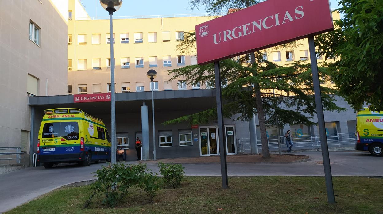 Urgencias del Hospital Virgen de la Luz de Cuenca, donde ha sido trasladado el trabajador