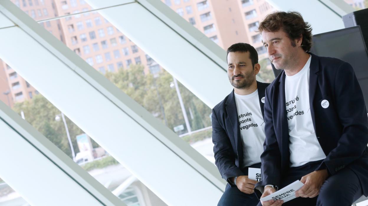 Rubén Trenzano, junto a Vicent Marzà en una imagen de achivo