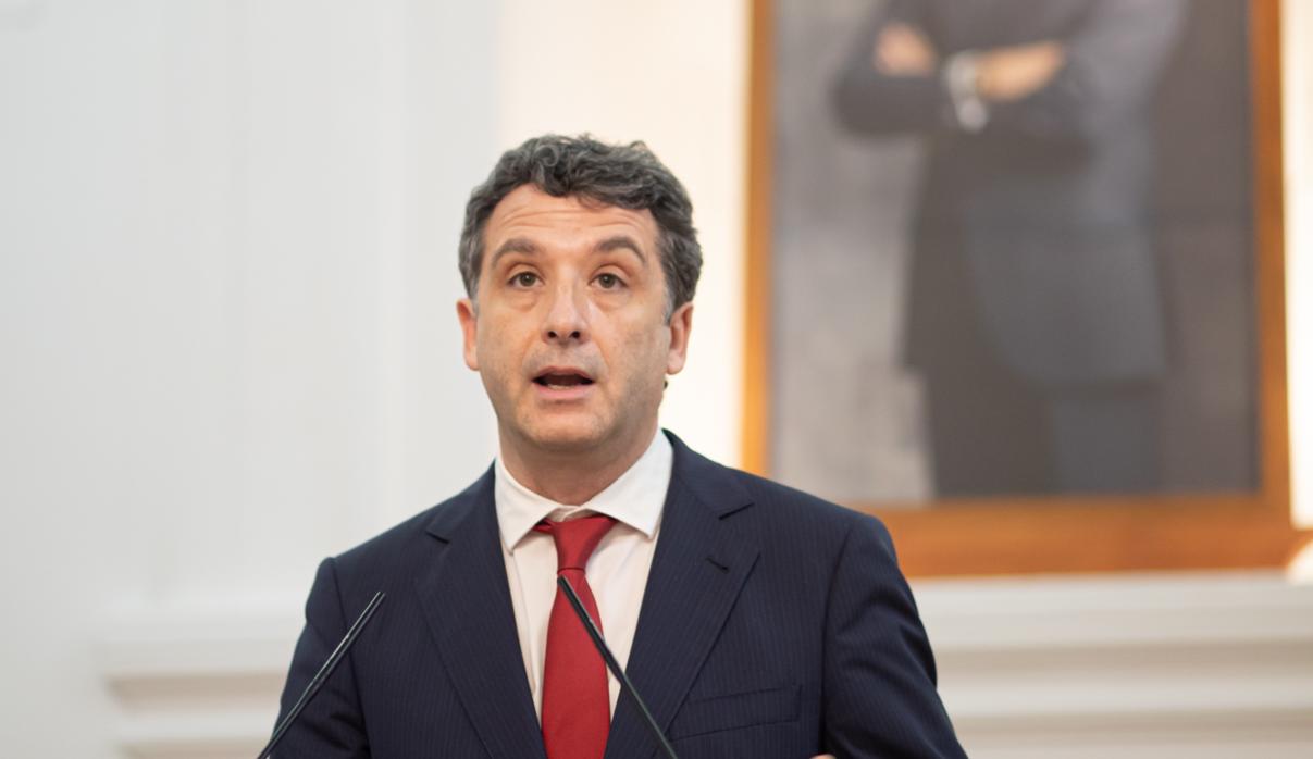 Esteban Paños, durante su intervención este viernes en el debate sobre el Estado de la Ciudad