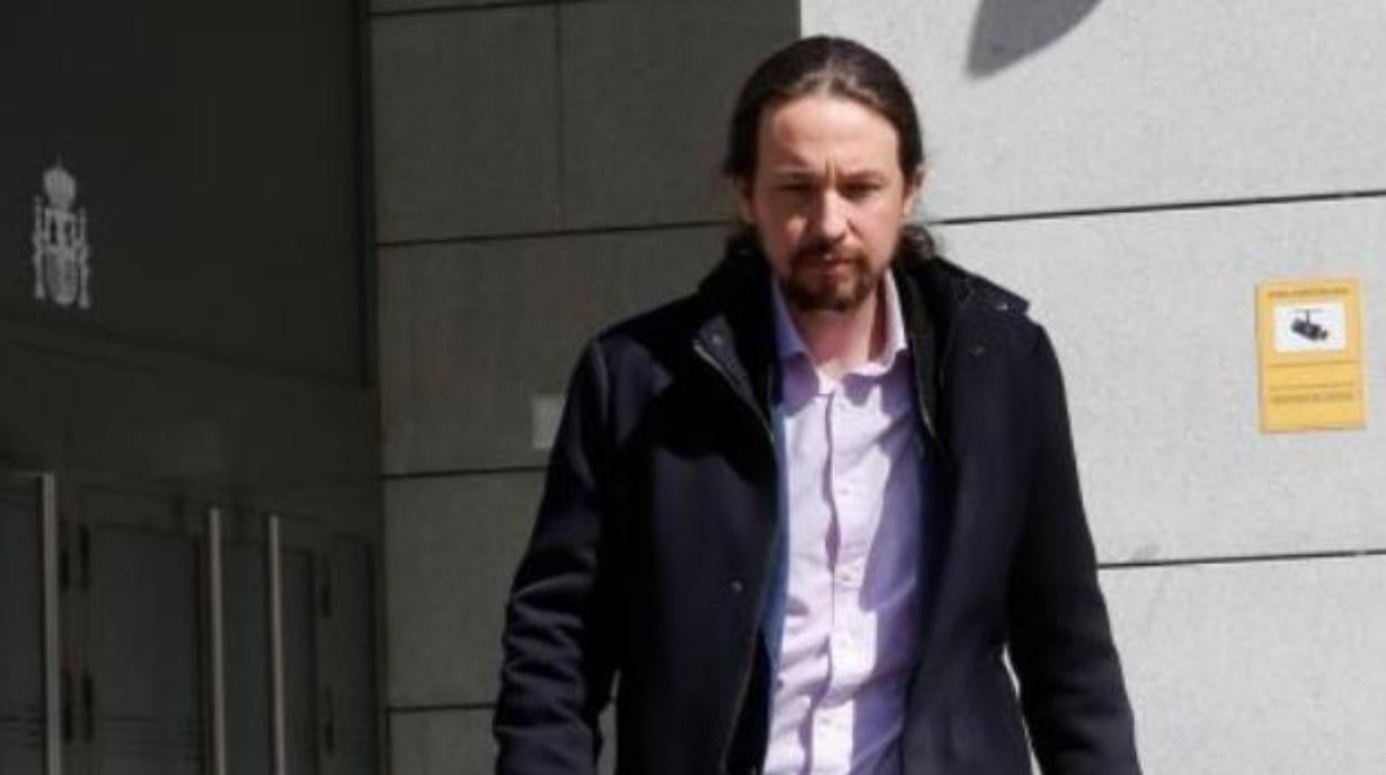 El vicepresidente del Gobierno Pablo Iglesias, a las puertas de la Audiencia Nacional