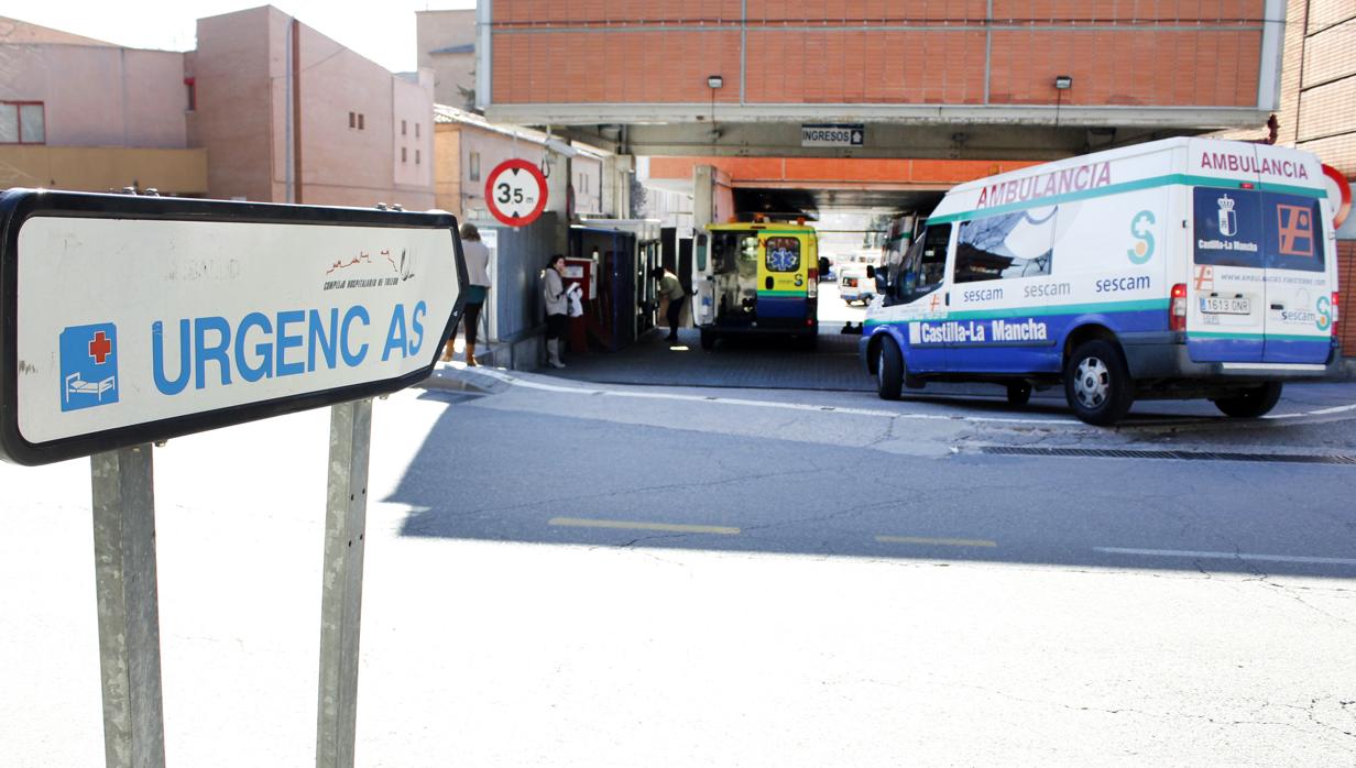 Los tres heridos llegarobn al hospital de Toledo en la noche del viernes