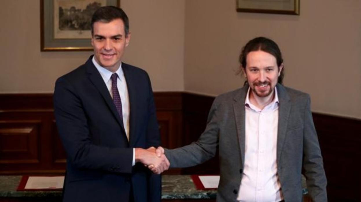 Pedro Sánchez y Pablo Iglesias