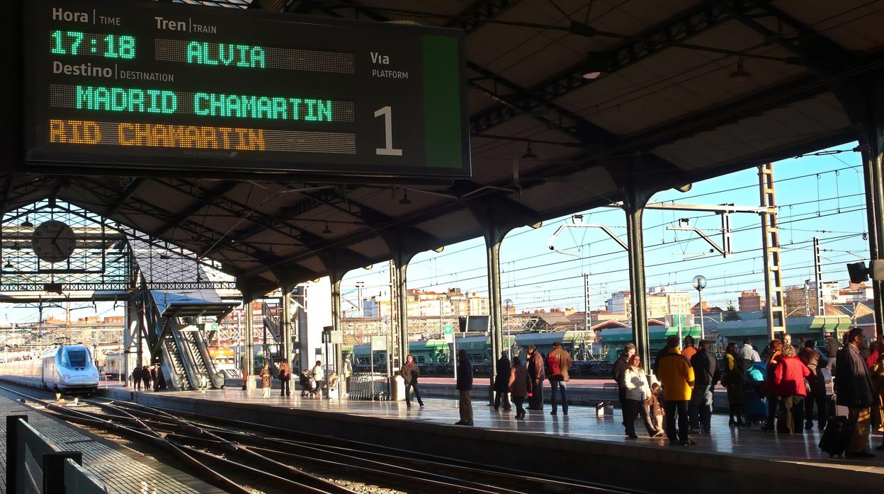 Estación del tren en Valladolid