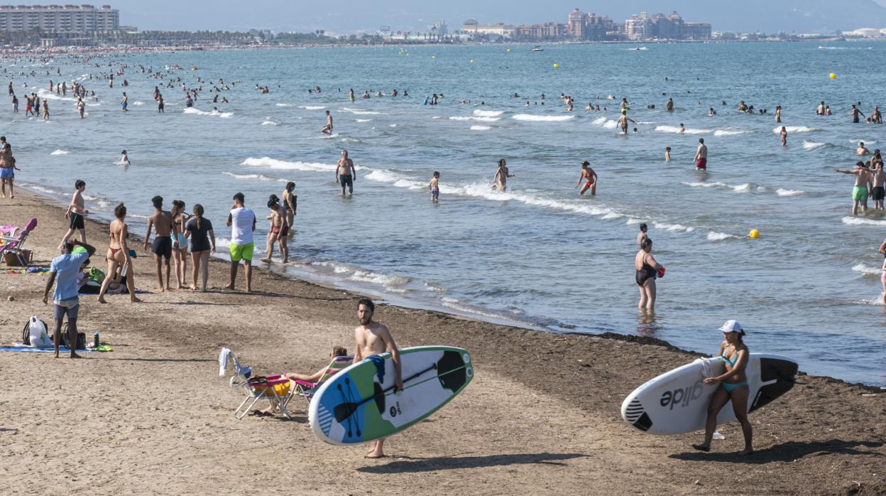 Imagen de archivo de una playa de Valencia