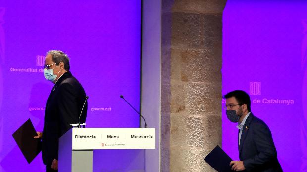 Torra burla la prohibición judicial de confinar Lérida y reta al Estado de Derecho