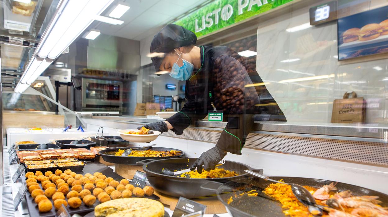 Imagen de la sección de «Listo para comer» de Mercadona