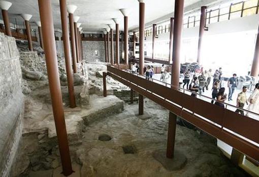 Excavaciones en el Museo del Ejército de Toeldo