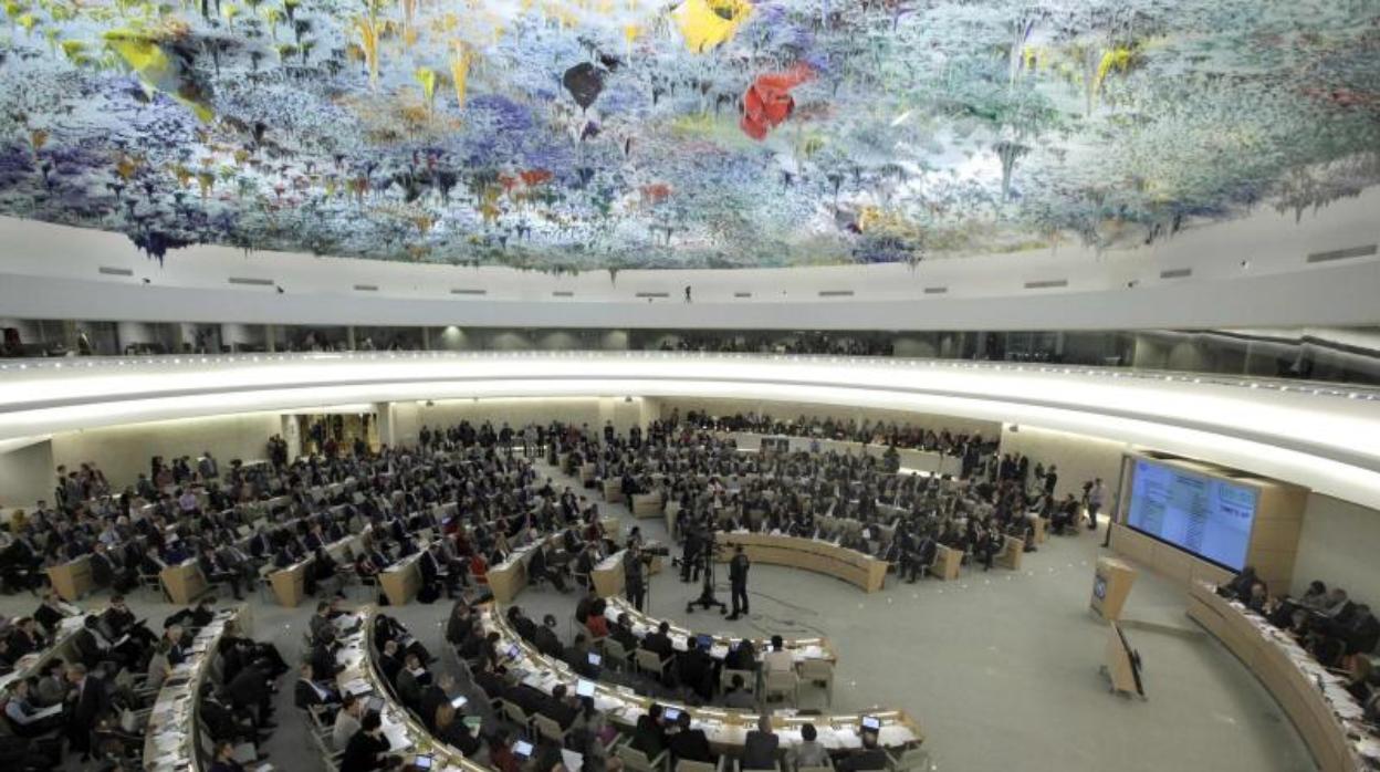 Sala del Consejo de Derechos Humanos de la ONU