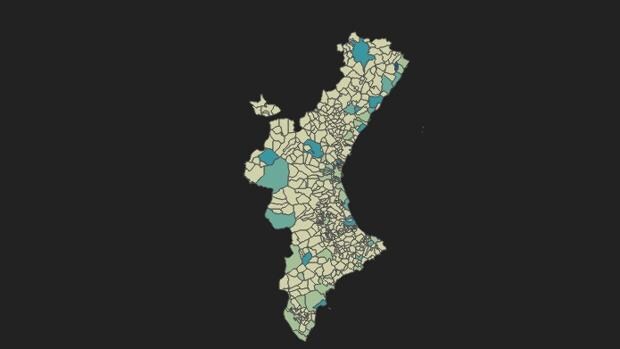 Rebrotes del Covid-19: mapa de los municipios valencianos con contagios en las dos últimas semanas