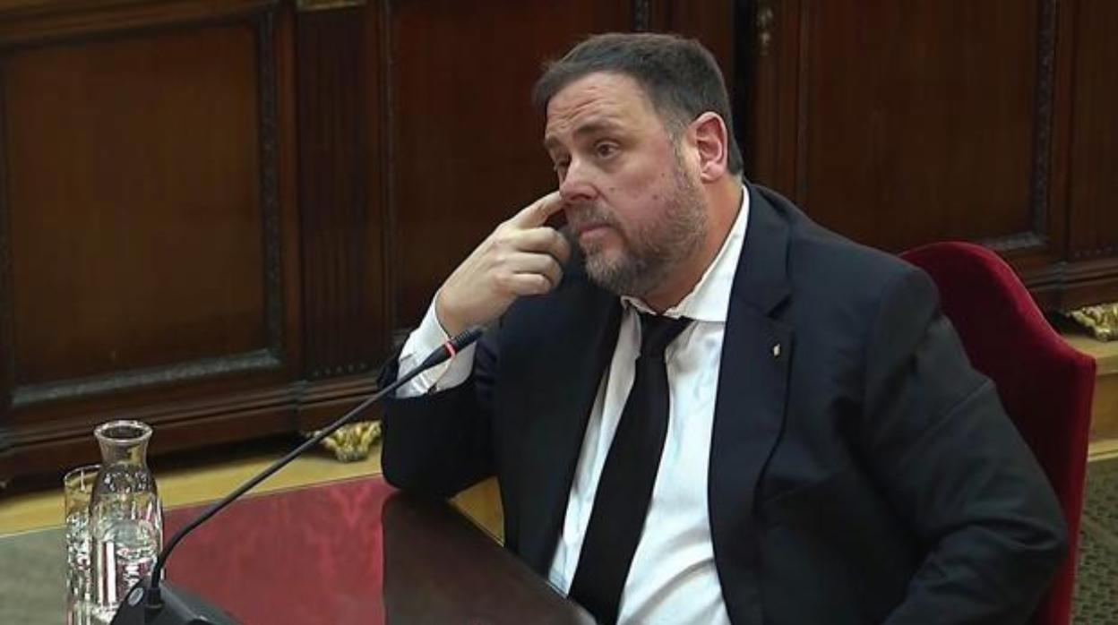 El exvicepresidente de la Generalitat Oriol Junqueras