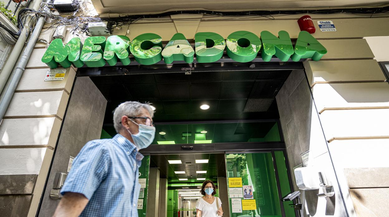 Imagen tomada en un supermercado de Mercadona en Valencia