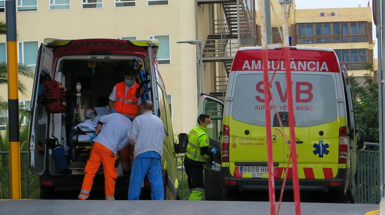 Imagen de una unidad del SAMU en la provincia de Alicante