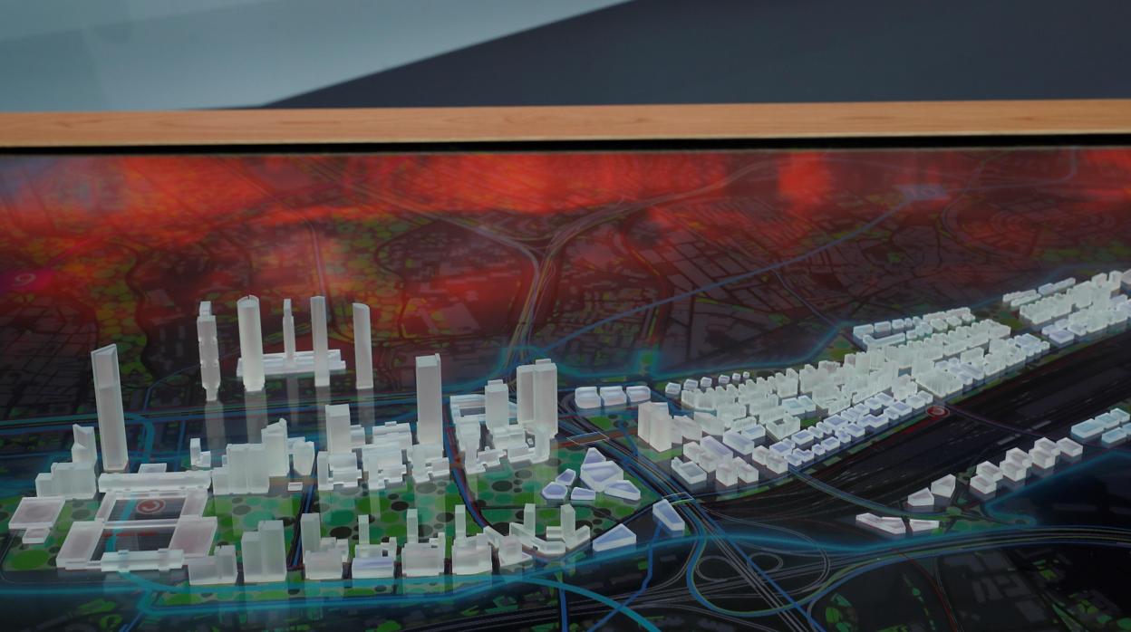 Presentación este martes de la maqueta del proyecto final Madrid Nuevo Norte