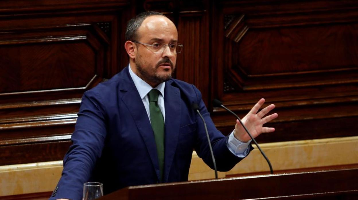 El líder del PP Catalán, en el Parlament