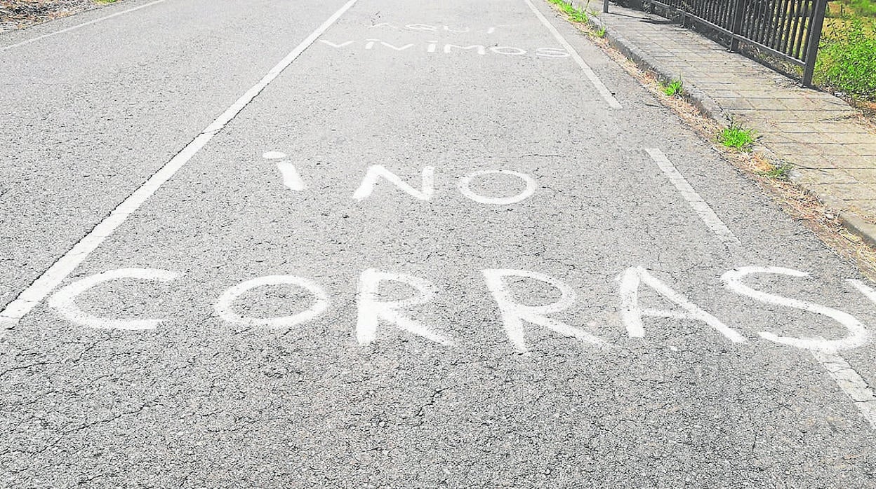 Pintada que ha desatado la polémica