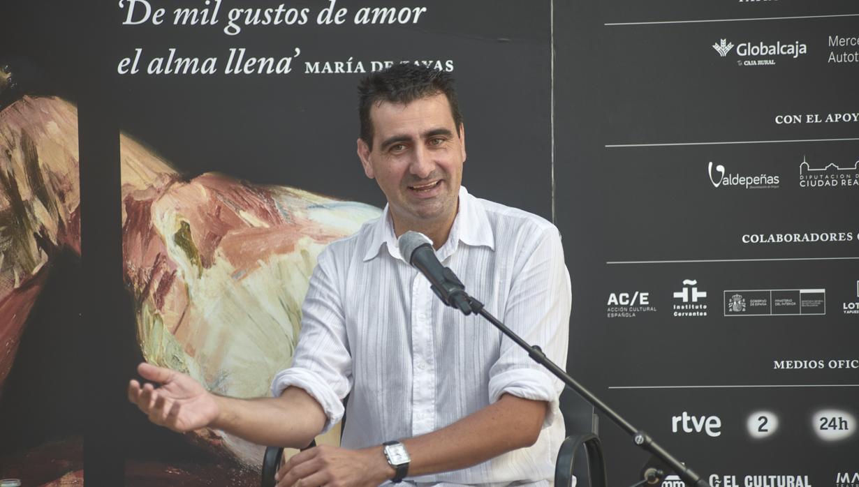 El director del Festival de Teatro de Almagro, Ignacio García, en la rueda de prensa de balance del certamen