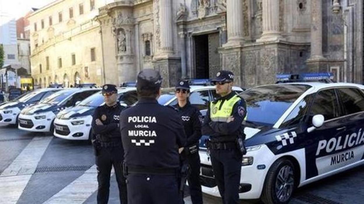 Policías locales de Murcia