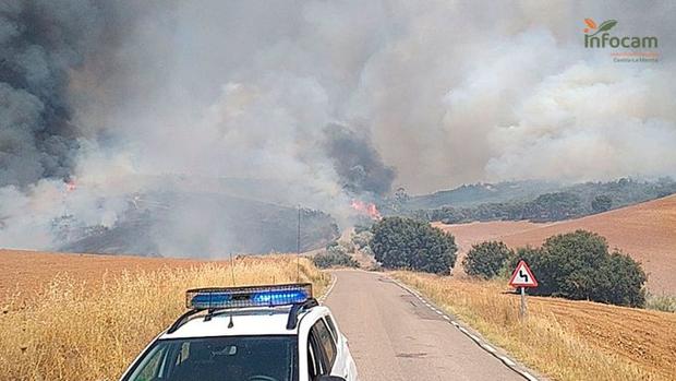 Detenido por negligencia al provocar con su coche un incendio de 900 hectáreas entre Madrid y Guadalajara