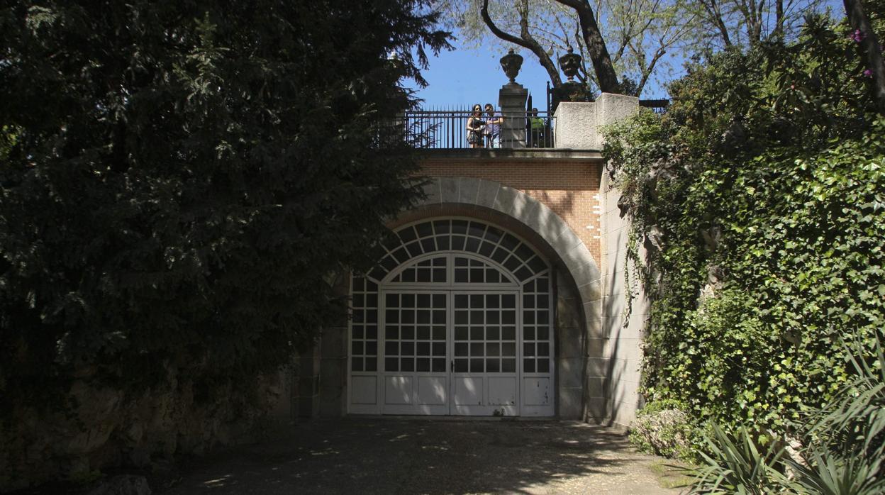 La entrada al pasadizo por el Campo del Moro