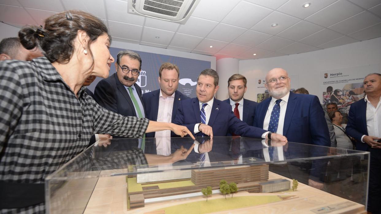 Imagen de archivo de la presentación del proyecto del nuevo hospital de Albacete